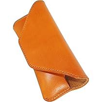 未使用品　メーカー不明　サングラスケース　ブラウンレザー 未使用品 メーカー不明 サングラスケース ブラウンレザー